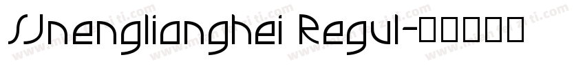 SJnenglianghei Regul字体转换